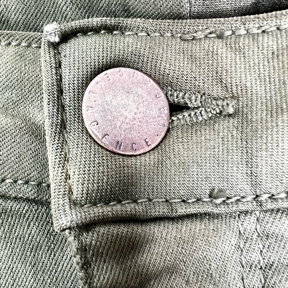 NWOT L’Agence Margot High Rise Skinny Crop Jeans in Gris/ Green Women’s Sz 25 - Picture 3 of 5